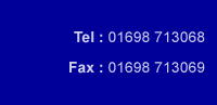 Contact details - Tel: 01698 713068